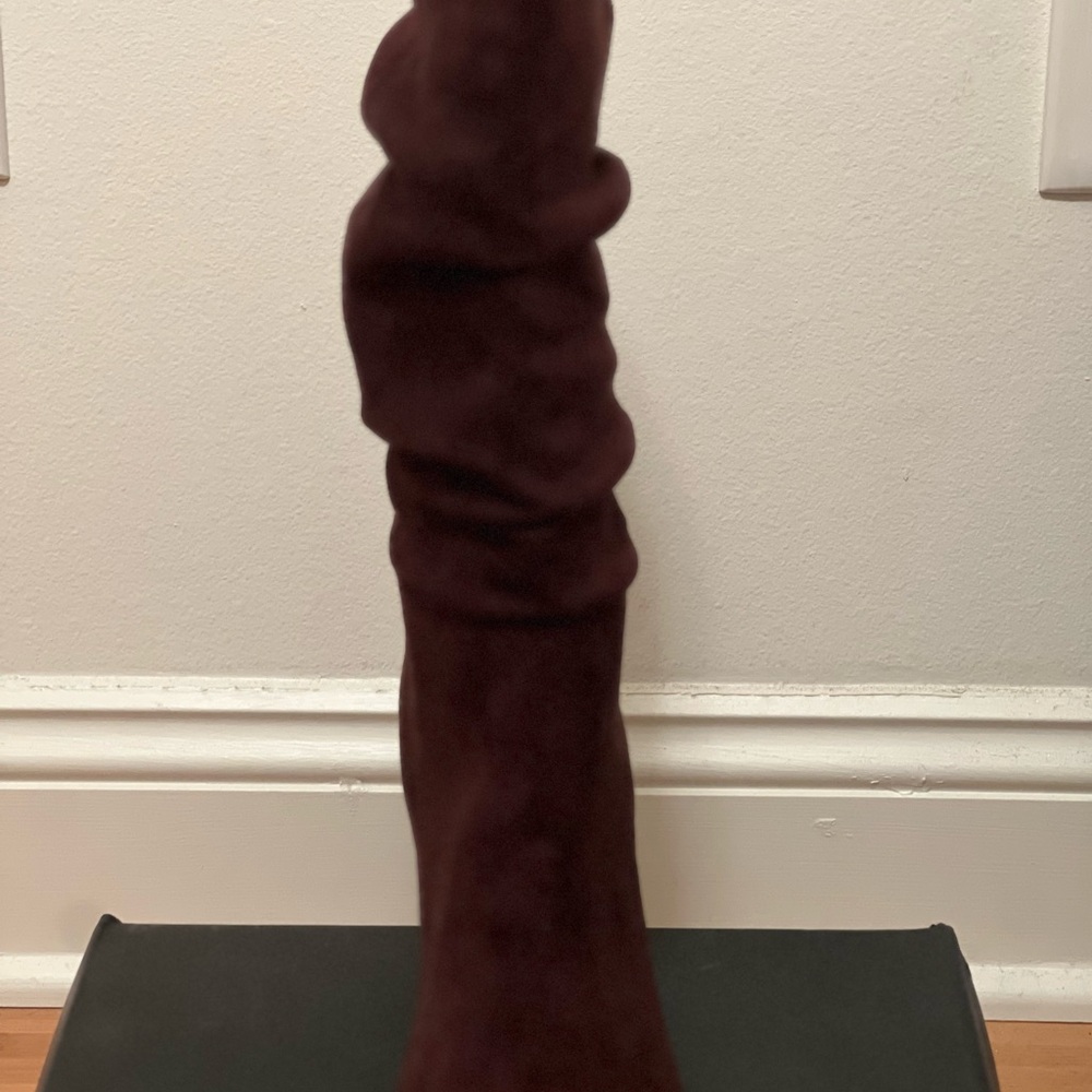 Banana Republic Vegan Suede Slouchy Boot - Chocolate - Picture 3 of 8